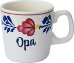 Boerenbont Beker Mok 0,2L met opdruk Opa (Huishouden), Verzenden, Nieuw