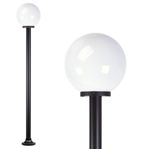 Globe 150r Tuinlamp opaal Ø30cm Tuinverlichting, Tuin en Terras, Buitenverlichting, 50 tot 250 watt, Nieuw, Kunststof, Staande lamp