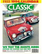 1994 CLASSIC AND SPORTSCAR MAGAZINE (02) FEBRUARI ENGELS, Nieuw, Author