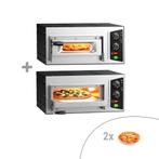GGM Gastro | (2 stuks) Elektrische pizzaoven Compact - 1x |, Tuin en Terras, Pizzaovens, Verzenden, Nieuw, GGM Gastro