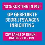 In Mei 10% korting !! op gebruikte bedrijfswageninrichting, Ophalen of Verzenden