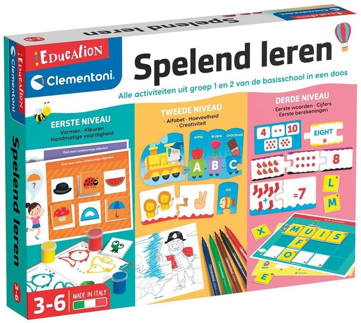Clementoni Spelend leren - Leerspel Kleuterschool |, Kinderen en Baby's, Speelgoed | Educatief en Creatief, Nieuw, Verzenden