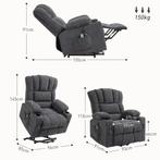 TRUUSK Elektrische TV-fauteuil Met Opsta-hulp, Relaxfauteuil, Huis en Inrichting, Fauteuils, Verzenden, Nieuw