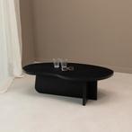 SALE!  Organische Salontafel Otis Zwart Eiken, 110 x 50cm, 100 tot 150 cm, Verzenden, Nieuw, 50 tot 100 cm