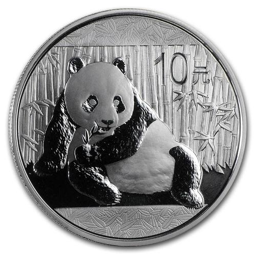 Chinese Panda 1 oz 2015 (8.000.000 oplage), Postzegels en Munten, Munten | Azië, Oost-Azië, Losse munt, Zilver, Verzenden