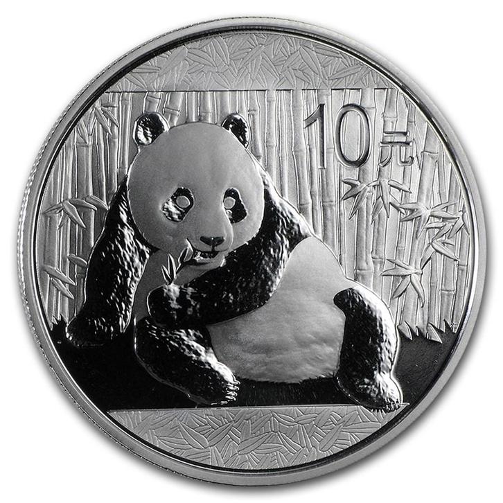 Chinese Panda 1 oz 2015 (8.000.000 oplage), Postzegels en Munten, Munten | Azië, Oost-Azië, Losse munt, Zilver, Verzenden