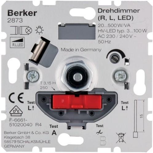 Berker 2873 led dimmer universeel dimmer, Doe-het-zelf en Verbouw, Elektra en Kabels, Nieuw, Ophalen of Verzenden