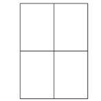 A4 etiketten 105 x 148 mm wit 100 vel huismerk, Verzenden, Nieuw, Huismerk