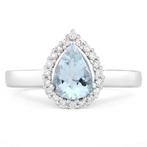 Zonder minimumprijs - Ring - 14 karaat Witgoud - 0.93ct. tw., Nieuw