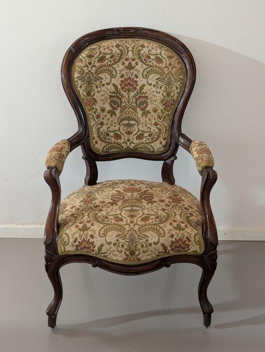 Fauteuil - hard hout, Antiek en Kunst, Antiek | Overige Antiek