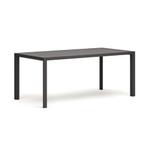 *WOONWINKEL* Kave Home Culip Aluminium Tuintafel Donkergrijs, Tuin en Terras, Tuinsets en Loungesets, Verzenden, Nieuw