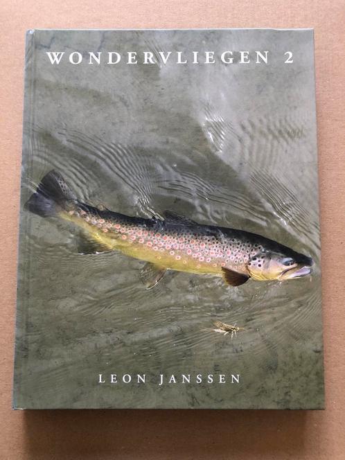 Standaardwerk Vliegvissen - Leon Janssen - Wondervliegen 2, Boeken, Sportboeken, Watersport en Hengelsport, Zo goed als nieuw