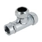 BONFIX Knel C-staal 112 T-stuk 15 x 15 x 1/2 bi.dr., Doe-het-zelf en Verbouw, Buizen en Afvoer, Ophalen of Verzenden, Nieuw