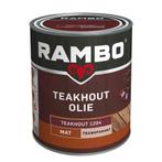 Rambo teak olie transparant 2,5 liter, transparant