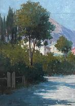 Cesare Bentivoglio (1868-1952) - Paesaggio Ligure, Antiek en Kunst