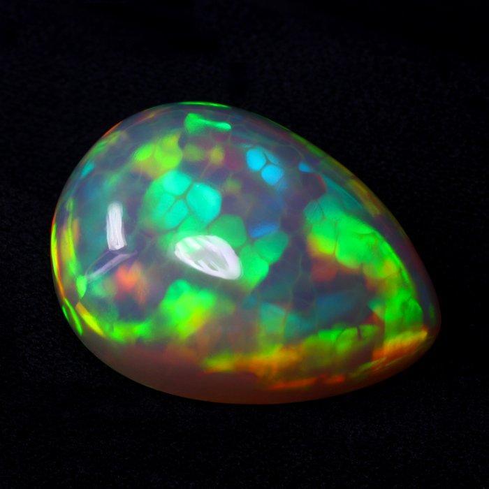 Grijs Opaal - 28.40 ct - nternational Colored Gemstone, Sieraden, Tassen en Uiterlijk, Edelstenen