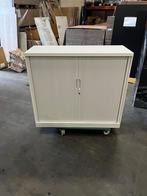 Roldeurkast - Archiefkast - Wit – Met slot - 105x120x45 cm, Huis en Inrichting, Kasten | Roldeurkasten en Archiefkasten, 100 tot 150 cm