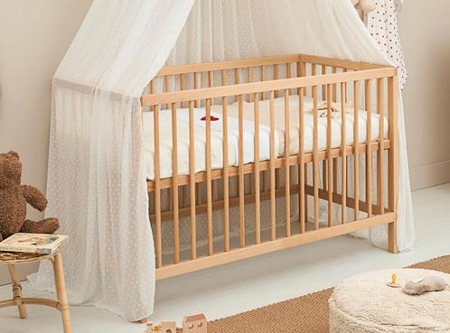 Bopita Toby bed 60x120 - Naturel, Kinderen en Baby's, Babywiegjes en Ledikanten, Nieuw, Ledikant, Verzenden