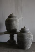 LUKSA houten pot met deksel Liana 30 x 20 cm, Huis en Inrichting, Woonaccessoires | Vazen, Ophalen of Verzenden, Nieuw