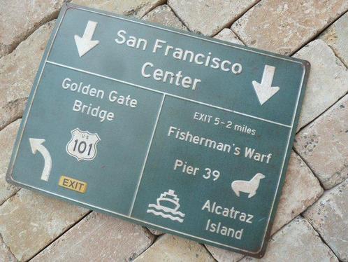 Reclamebord - Straatbord - San Francisco straatbord -, Antiek en Kunst, Kunst | Designobjecten
