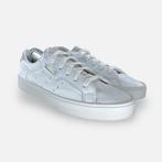 adidas Sleek Triple White - Maat 40, Gedragen, Sneakers of Gympen, Adidas, Verzenden