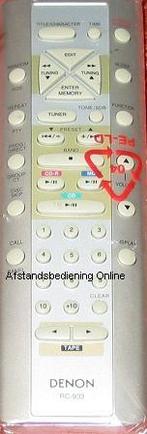 Afstandsbediening Denon rc-933 ud-m31, Ophalen of Verzenden, Nieuw, Origineel