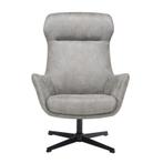 Royale draaifauteuil in de kleur grijs, Huis en Inrichting, Fauteuils, Ophalen of Verzenden, Nieuw