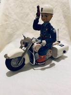 Daiya - Blikken speelgoed - Battery Operated Police, Antiek en Kunst, Antiek | Speelgoed