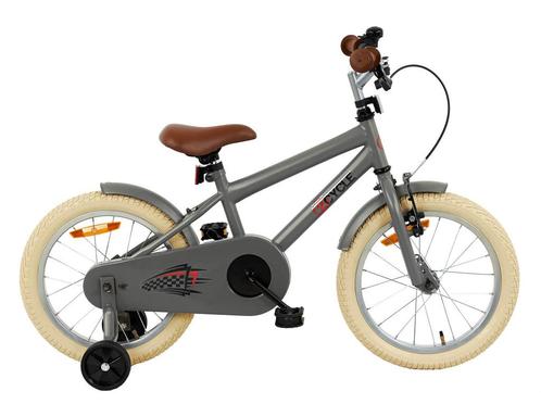 2Cycle BMX - Mat-Grijs - Jongensfiets 4 tot 6 jaar, Fietsen en Brommers, Fietsen | Jongens, 16 inch, Nieuw, Verzenden