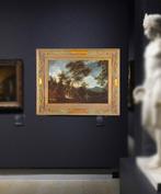 Pandolfo Reschi (1624 – 1699) - Paesaggio con viandanti, Antiek en Kunst