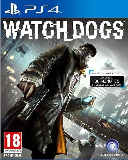 Watch Dogs PS4 Garantie & morgen in huis!, Spelcomputers en Games, Games | Sony PlayStation 4, 1 speler, Zo goed als nieuw, Vanaf 18 jaar