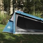 vidaXL Tunneltent 2-persoons waterdicht blauw, Caravans en Kamperen, Tenten, Nieuw, Tot en met 2