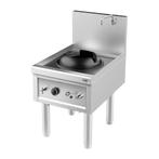 GGM Gastro | Gas wok fornuis - 27,5 kW - 1-pits | WHGS |, Witgoed en Apparatuur, Fornuizen, Nieuw, Inbouw, Verzenden