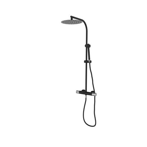 Opbouw Regendouche Set GRB Aura XL Messing met Staaf, Doe-het-zelf en Verbouw, Sanitair, Ophalen of Verzenden
