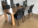 Set van 6 eetkamerstoelen - diverse kleuren leer - Echt leer, Overige kleuren, Nieuw, Leer, Ophalen of Verzenden