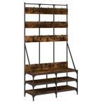 Gerookt eiken kledingrek | Tweedekansje | 40% Korting, Huis en Inrichting, Woonaccessoires | Kapstokken, Nieuw, Ophalen of Verzenden