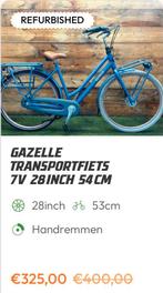 Tweedehands Damesfietsen Refurbished - Rijklaar thuisbezorgd, 53 tot 56 cm, Zo goed als nieuw, Gazelle, Versnellingen