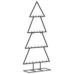 Kerstdecoratie kerstboom 125 cm metaal zwart (Overige), Verzenden, Nieuw