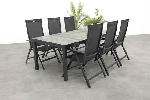 Hartman Napoli/Comino verstelbare tuinset (7-delig) -, Tuin en Terras, Tuinsets en Loungesets, Tuinset, Nieuw, Overige materialen