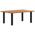 vidaXL Eettafel rechthoekig 180x120x74 cm massief eikenhout, Verzenden, Nieuw