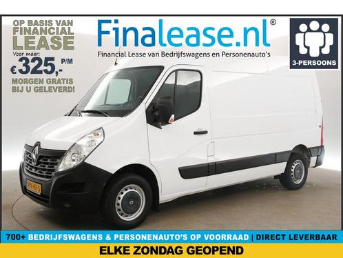 Renault Master T33 2.3 dCi L2H2 146PK Airco Cam Trekh €325pm, Auto's, Bestelauto's, Lease, Handgeschakeld, Diesel, Renault, Wit