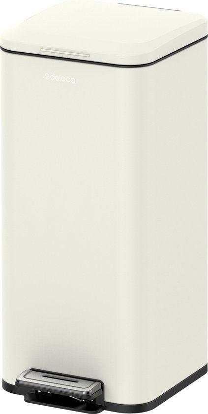 Tweedekans | Deleca Prullenbak Prestige 30 Liter - Met, Huis en Inrichting, Woonaccessoires | Prullenbakken, Zo goed als nieuw