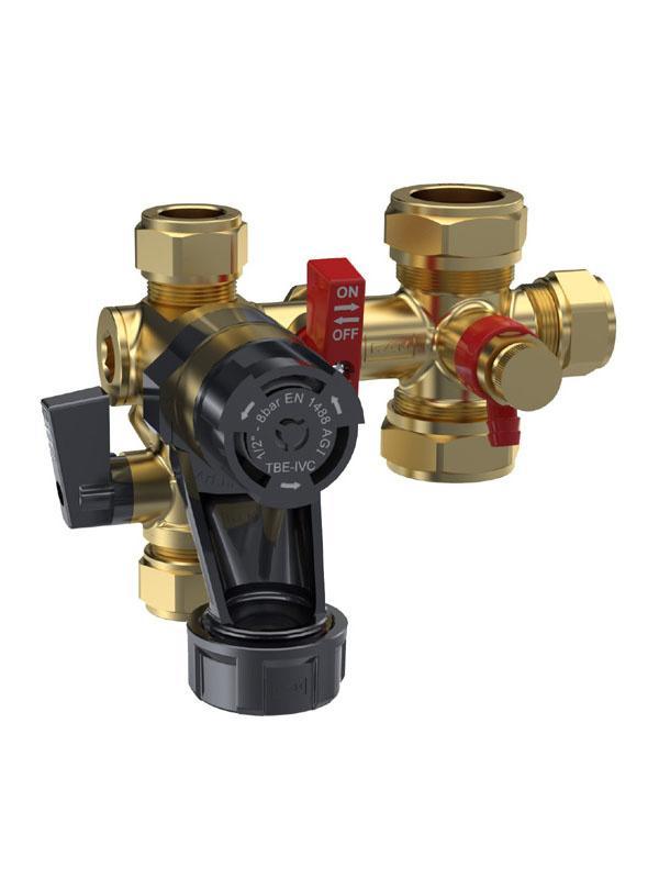 Raminex inlaatvulcombinatie TBE-IVC  15MM Knel, Doe-het-zelf en Verbouw, Verwarming en Radiatoren, Cv-ketel of Combi-ketel, Nieuw