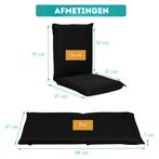 Trendmix Vloerstoel met 6-Traps Verstelbare Rugleuning –, Huis en Inrichting, Stoelen, Ophalen of Verzenden, Nieuw