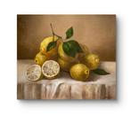 Gianmarco Serafini (XX-XXI) - Still life with lemons, Antiek en Kunst, Kunst | Schilderijen | Klassiek