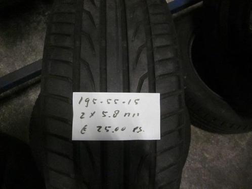 195 55 15 Semperit, Hankook zomerbanden, Auto-onderdelen, Banden en Velgen, 15 inch, Zomerbanden, 195 mm, Personenwagen, Gebruikt