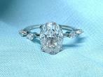 Veiling - Ring ovaal briljant Moissaniet 4.50 carat, Nieuw