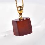 Zonder Minimumprijs - Ketting met hanger - 18 karaat Geel, Sieraden, Tassen en Uiterlijk, Antieke sieraden