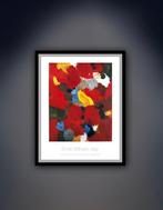 Ernst Wilhelm Nay - “Gelbfeder in Rot, 1959”. Gesigneerd in