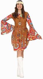 Hippie 60S Kostuum Dames, Kleding | Dames, Carnavalskleding en Feestkleding, Verzenden, Nieuw